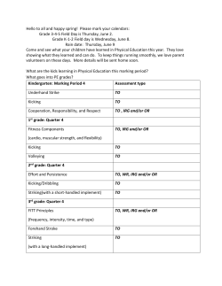 P.E. Newsletter Marking Period 4
