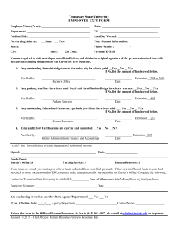 Employee Exit Form