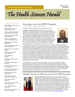 Spring 2011 (Vol 2, Issue 1)