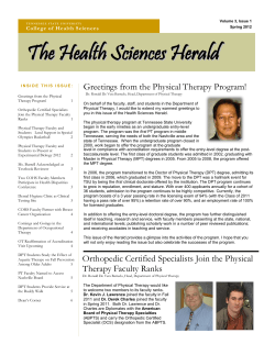 Spring 2012 (Vol 3, Issue 1)