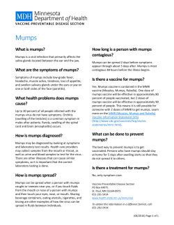 Mumps (PDF)
