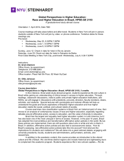 2016 Course Syllabus