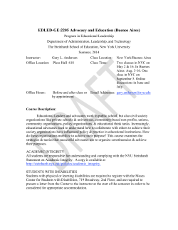 Sample 2014 Syllabus