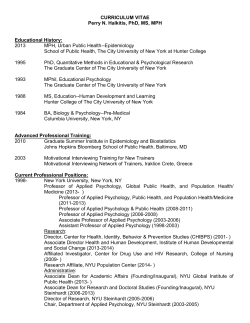 Curriculum Vitae