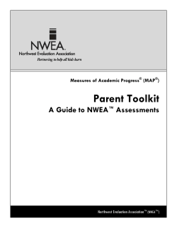 Parent Toolkit: A Guide to NWEA (MAP) Assessments
