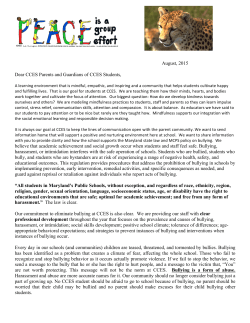 "Peace is a Group Effort" Letter