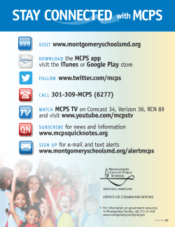 Stay Connected Flyer