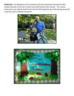 Outdoor Educator Celebration