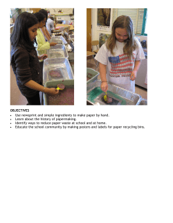 Gr 3 Papermaking