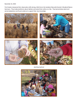 Gr 1 2010 Audubon Field Trip