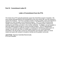 Commitment Letters; Part II of the Application