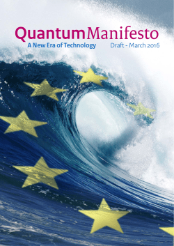 Quantum Manifesto