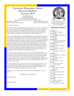 Barnyard Bulletin January 2016