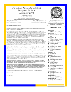 Barnyard Bulletin December 2015