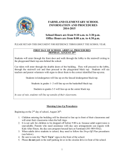 Information for Farmland Parents