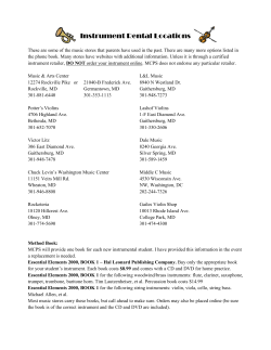 Instrumental Rental Locations