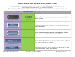 Click here for online encyclopedias and databases purchased centrally by MCPS