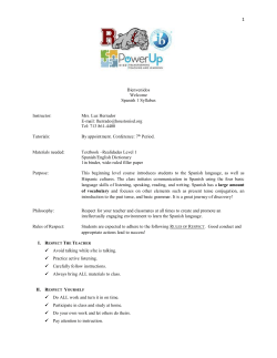 Click here for Course Syllabus