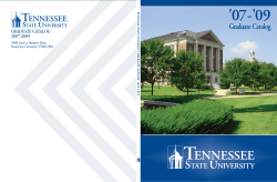 Graduate Catalog 2007-2009