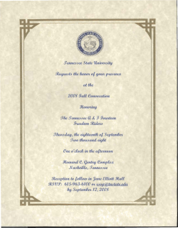 Fall 2008 Opening Convocation II