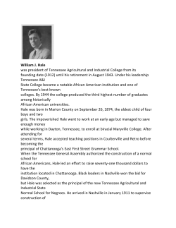 Dr. William Jasper Hale 1912-1943