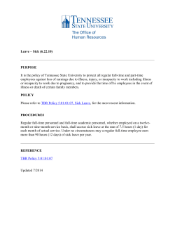 Leave&nbsp;-&nbsp;Sick