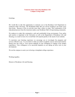Campus Living Guide