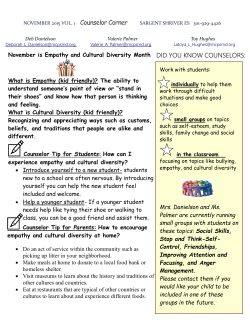 November 2015 Newsletter