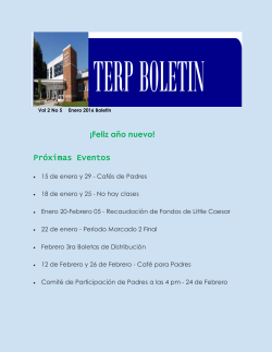 Enero 2016 Boletin