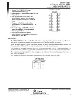 SN64BCT25244 T.I., Octal buffer.pdf