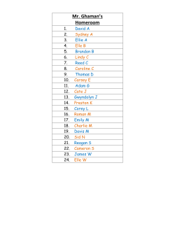 Mr G Homeroom Web
