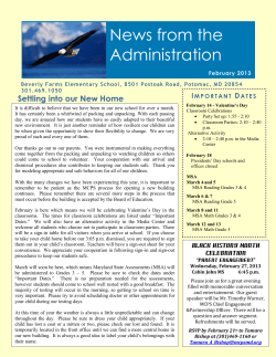February 2013 Newsletter