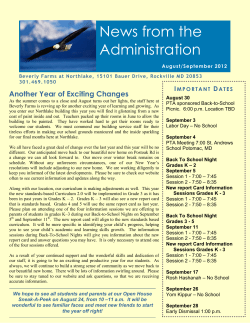 September 2012&nbsp;Newsletter
