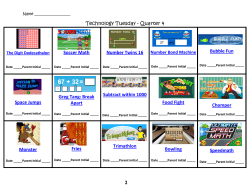 Second Grade - Technology Tuesday Quarter 4