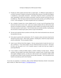 How to help your child succeed in music