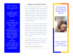 2015 Counseling Brochure