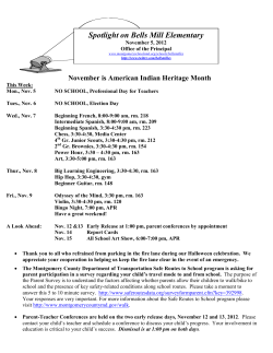 November 5th Spotlight