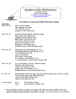 November 26th Spotlight