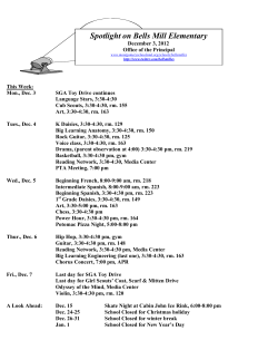December 4th Spotlight