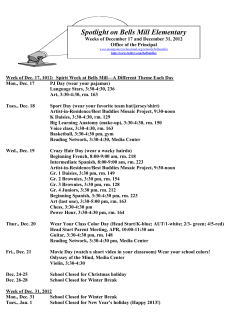 December 17th Spotlight