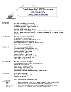 March 11th Spotlight