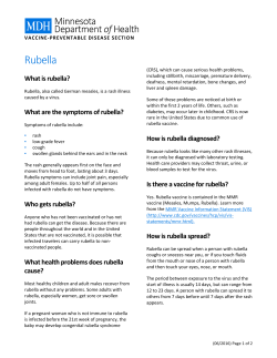 Rubella (German Measles) (PDF)