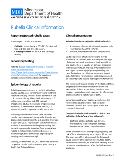 Rubella Clinical Information (PDF)