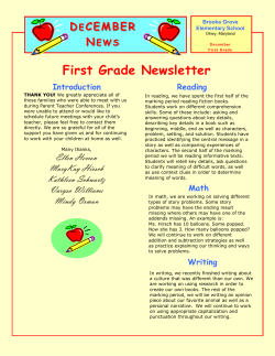 1st dec newletter 2015