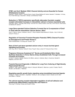 References for Live Cell Calcium Imaging System