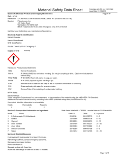 Material Safety Datasheet 02746 (PDF)