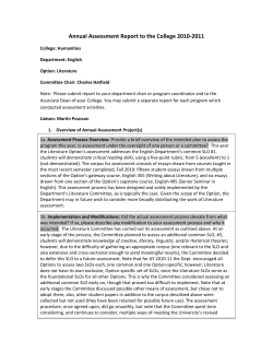 english literature 10 11 assessment