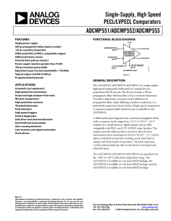 ADCMP551-3, AnaDev, fast comparator, PECL-LVPECL.pdf