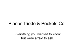 Planar Triode Pockels Cell.ppt