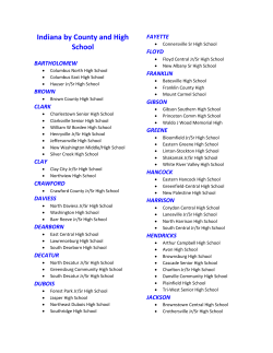 Indiana High Schools